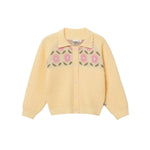 Toddler Dahlia Knit Collar Cardigan Goldie&Ace