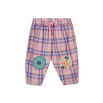 Baby Pink Plaid Knee Patch Kit Pants Goldie&Ace