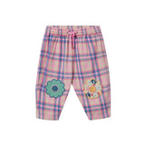 Baby Pink Plaid Knee Patch Kit Pants Goldie&Ace