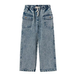 Toddler Cargo Pocket Wide Leg Jeans Goldie&Ace