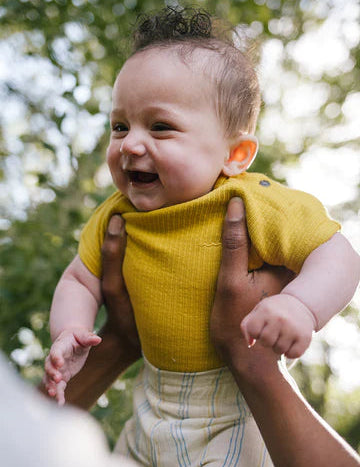 Baby Short Zinnia linen Strips Riffle Amsterdam