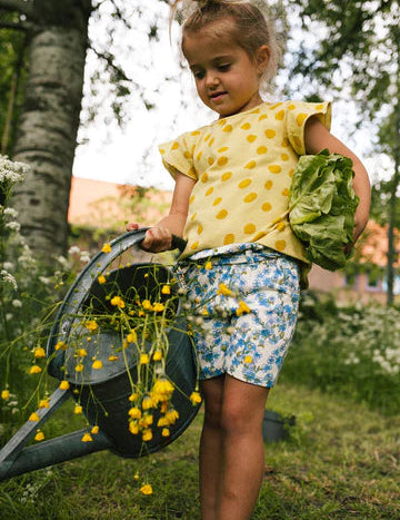 Baby Short Zinnia AOP Flower Shorts Riffle Amsterdam