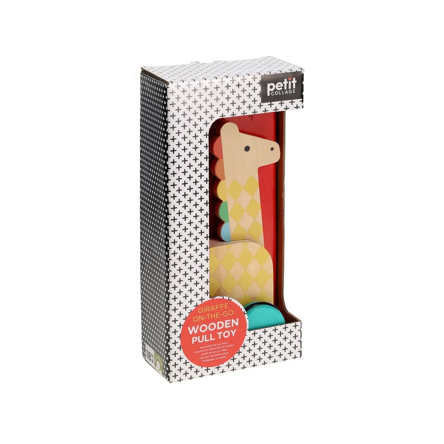 On the Go Giraffe Wooden Pull Toy Chronicle Books