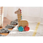 On the Go Giraffe Wooden Pull Toy Chronicle Books