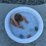 Baby Ali+Oli Two Rings Small Kids Inflatable Pool 35 Inches Ali+Oli