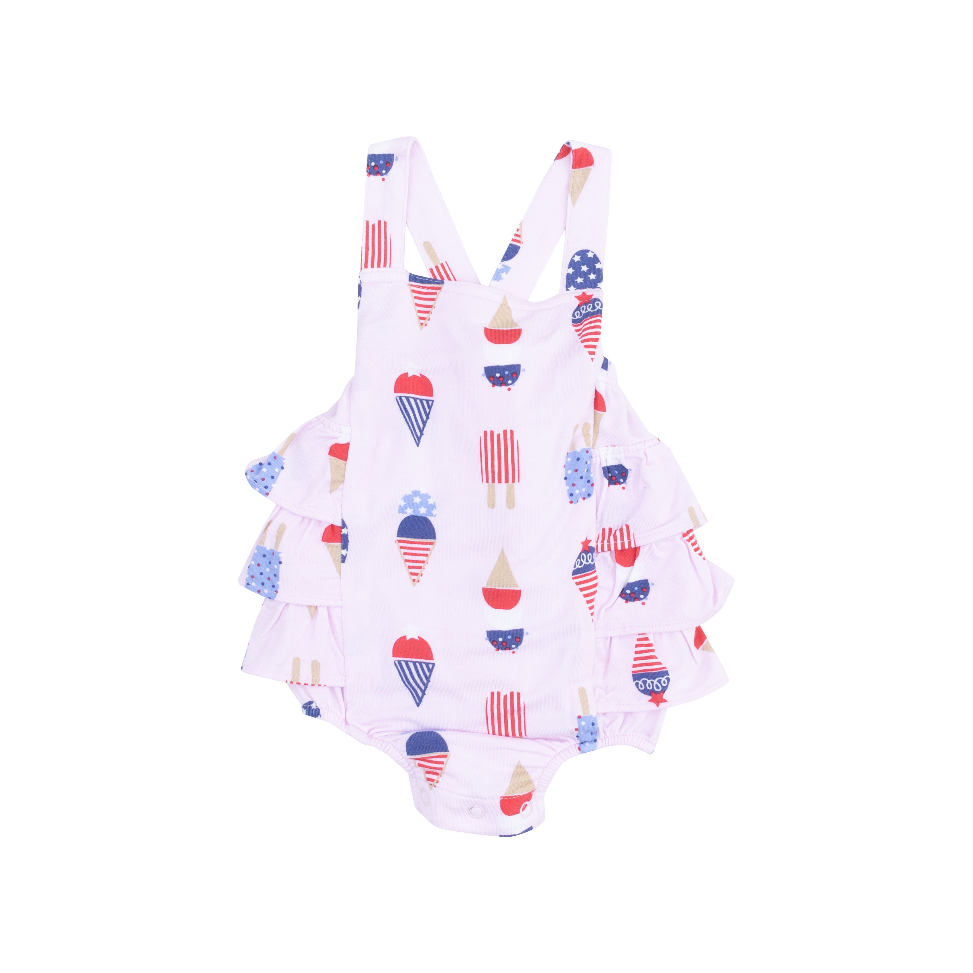 American Ice Cream Ruffle Sunsuit Angel Dear