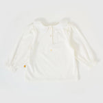 Kid Laura Puff Sleeve Collar Long Sleeve Top Goldie & Ace