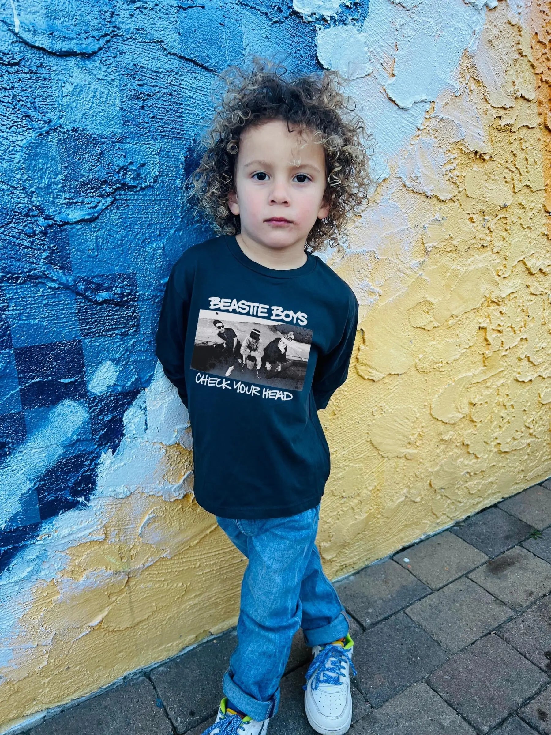 Kid Beastie Boys Long Sleeve Tee Rowdy Sprout