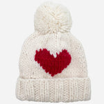 Baby Heart Beanie, Red GIGGLES LA