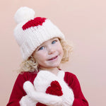 Baby Heart Mittens, Red GIGGLES LA