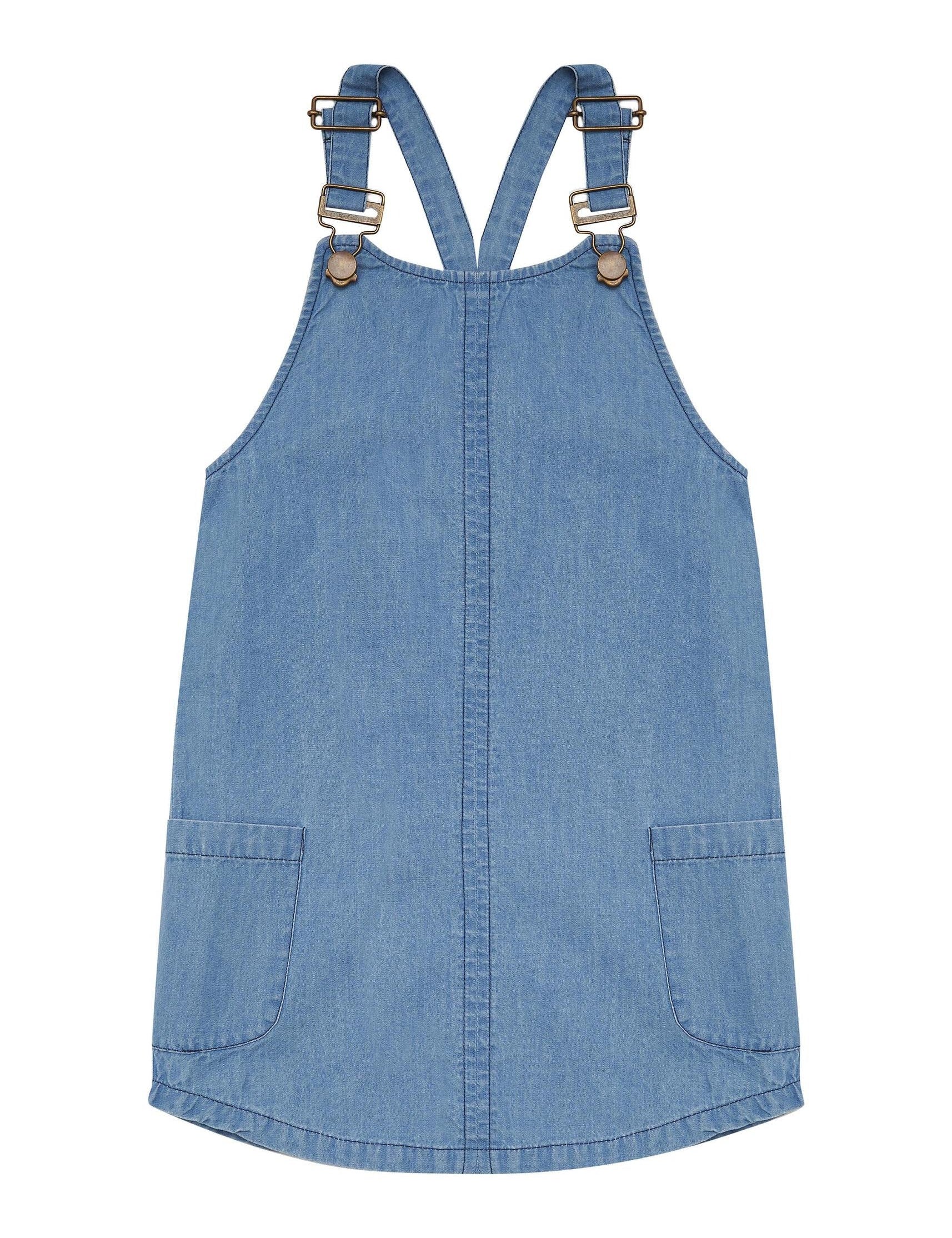 Kid Sue-Ellen Pinny-Denim Bella & Lace