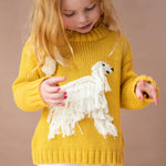 Toddler Deborah Hairy Jumper-Mustard Seeds Pearson & Pearson