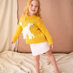Toddler Deborah Hairy Jumper-Mustard Seeds Pearson & Pearson