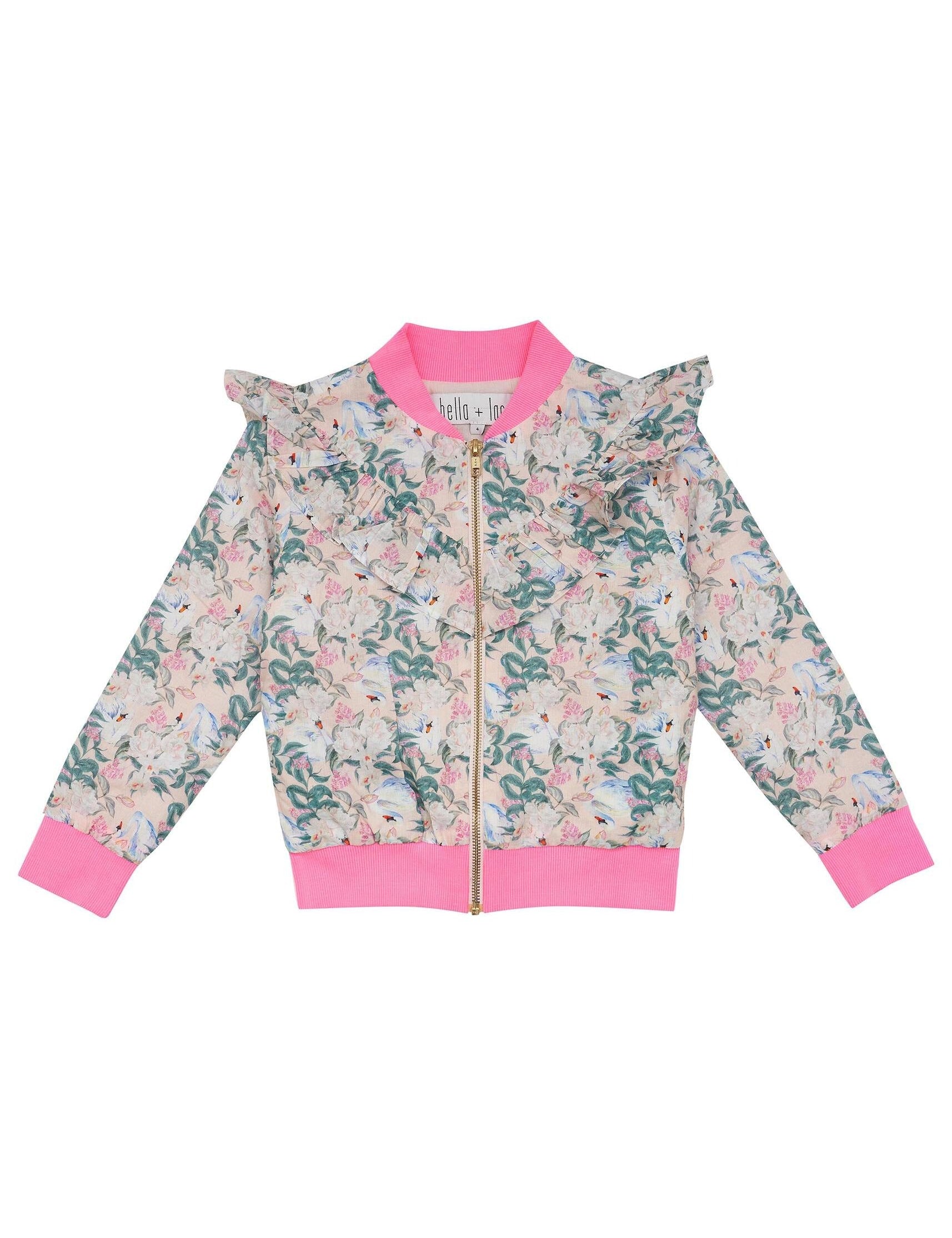 Toddler Beatrix Bomber-Hello Gorgeous Print Pearson & Pearson