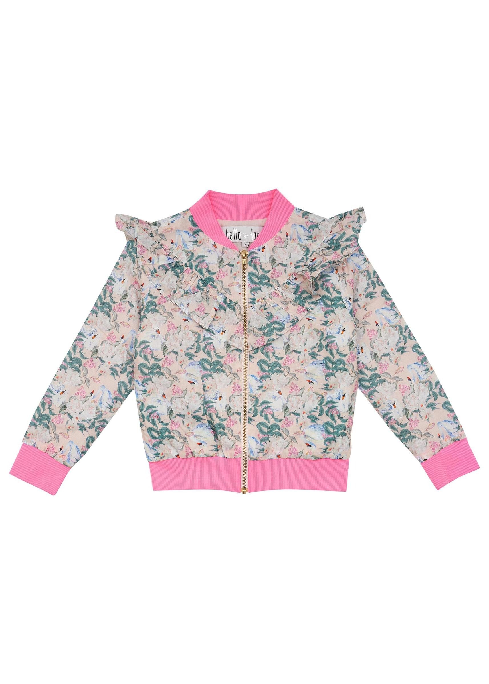 Toddler Beatrix Bomber-Hello Gorgeous Print Pearson & Pearson