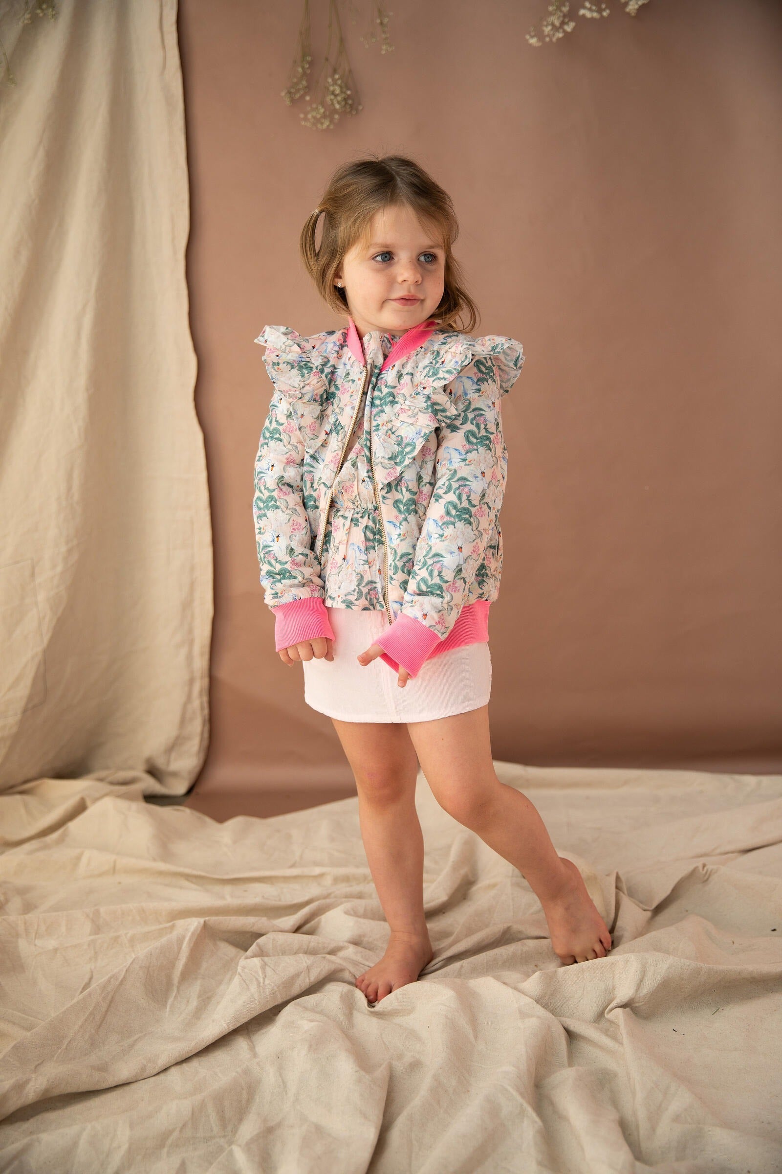 Toddler Beatrix Bomber-Hello Gorgeous Print Pearson & Pearson