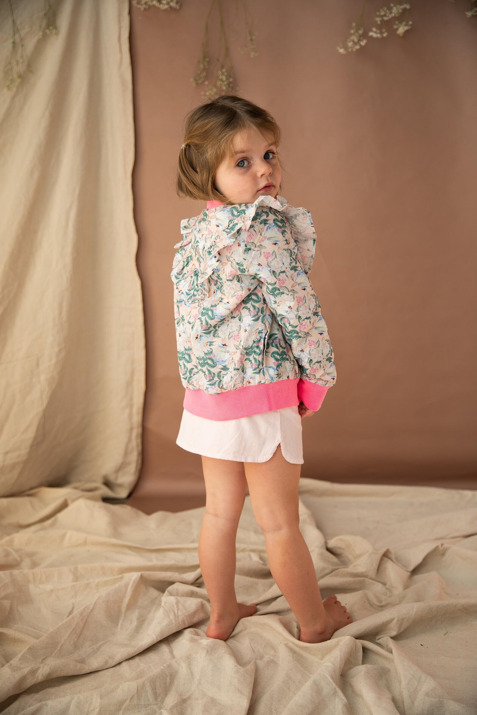 Toddler Beatrix Bomber-Hello Gorgeous Print Pearson & Pearson