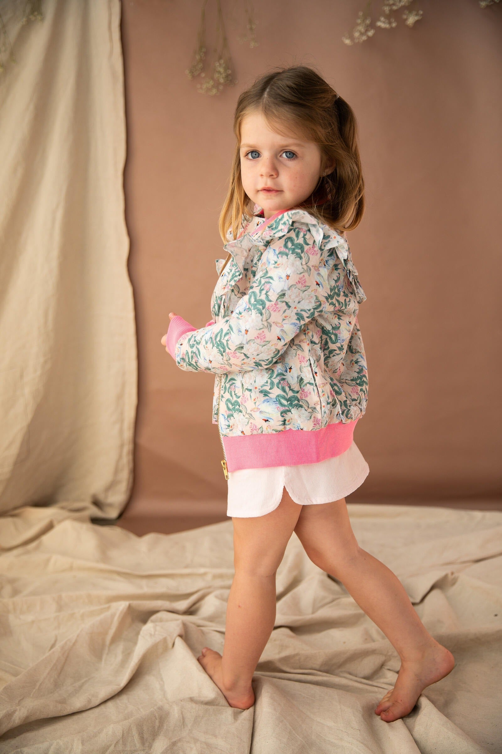 Toddler Beatrix Bomber-Hello Gorgeous Print Pearson & Pearson