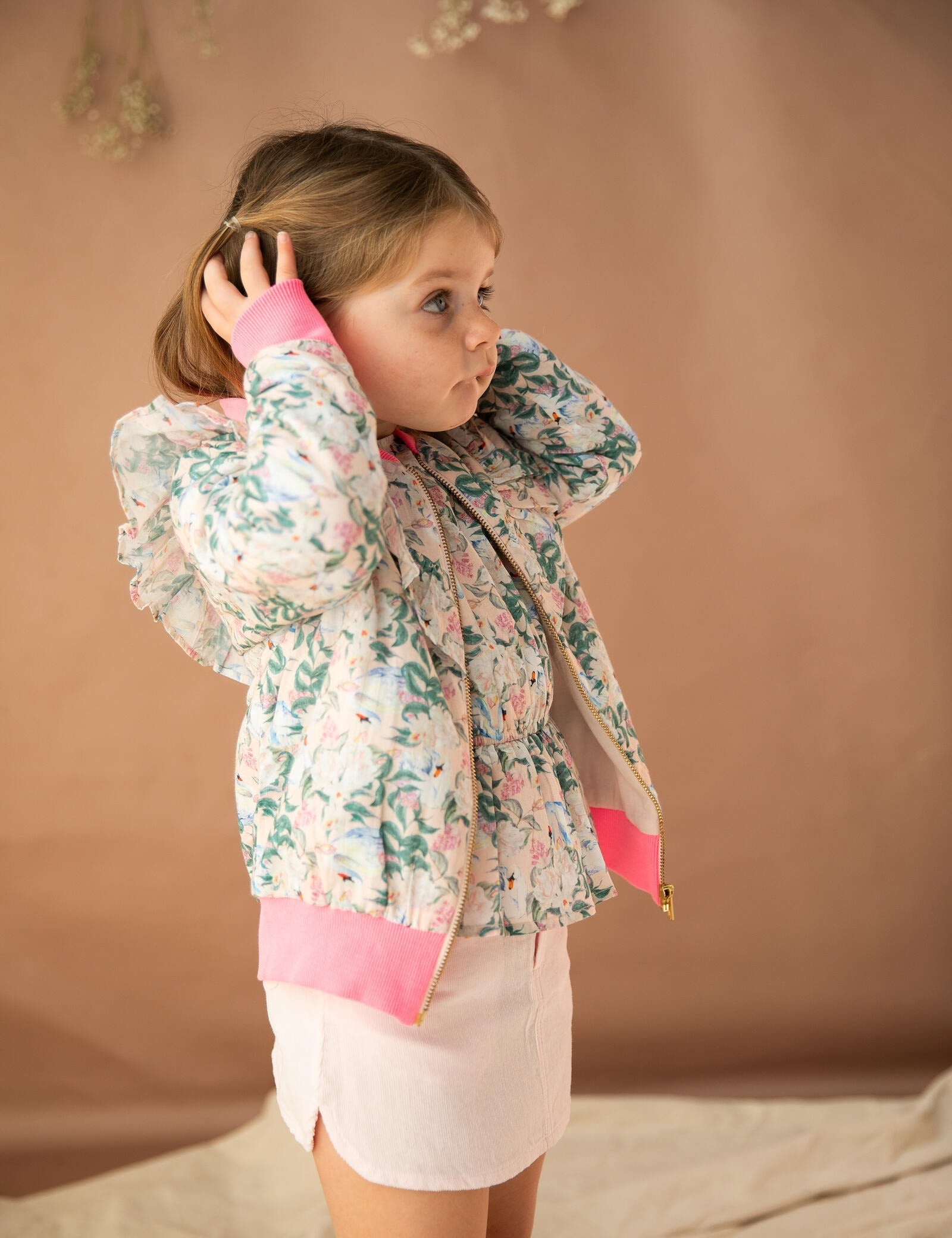 Toddler Beatrix Bomber-Hello Gorgeous Print Pearson & Pearson