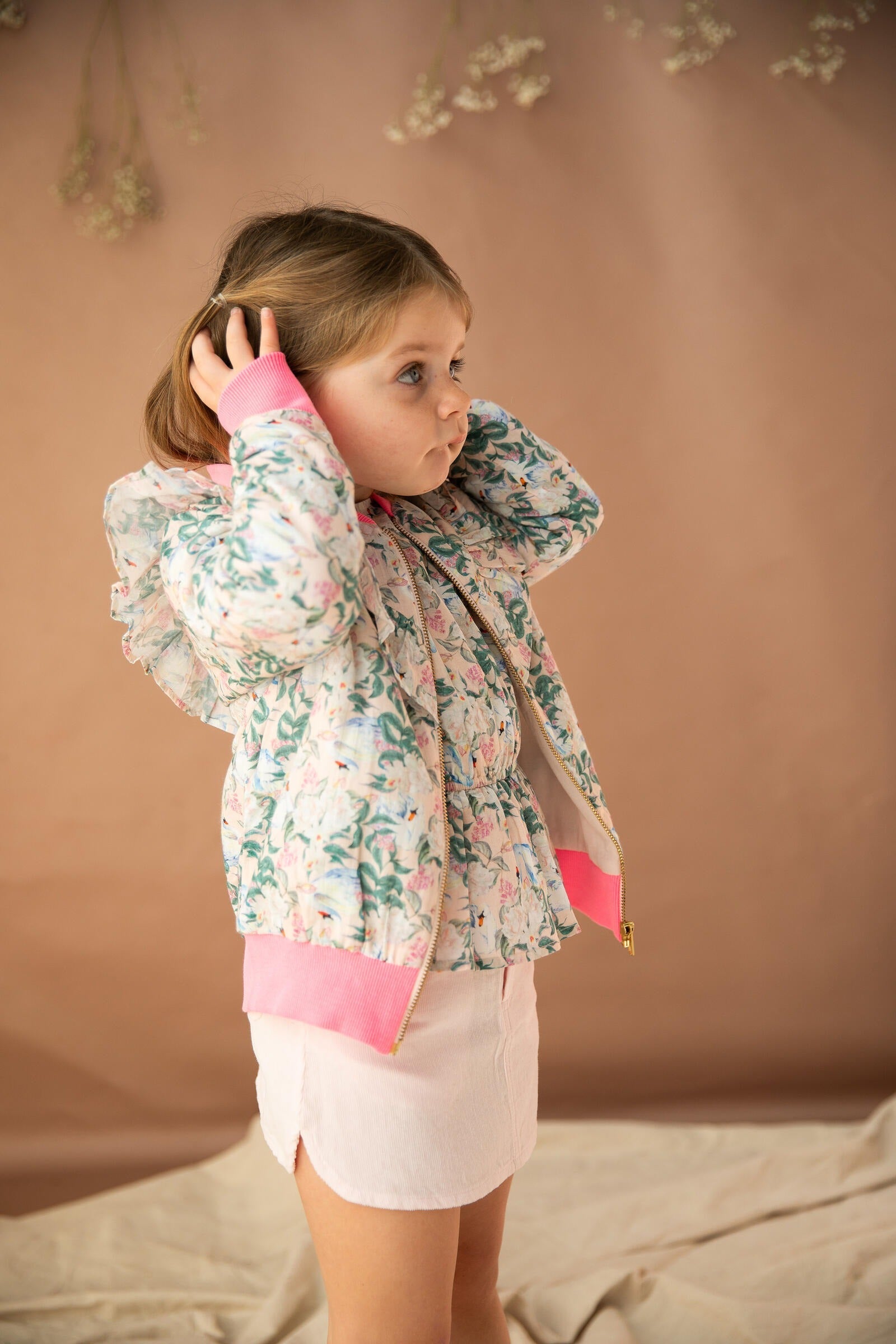 Toddler Beatrix Bomber-Hello Gorgeous Print Pearson & Pearson