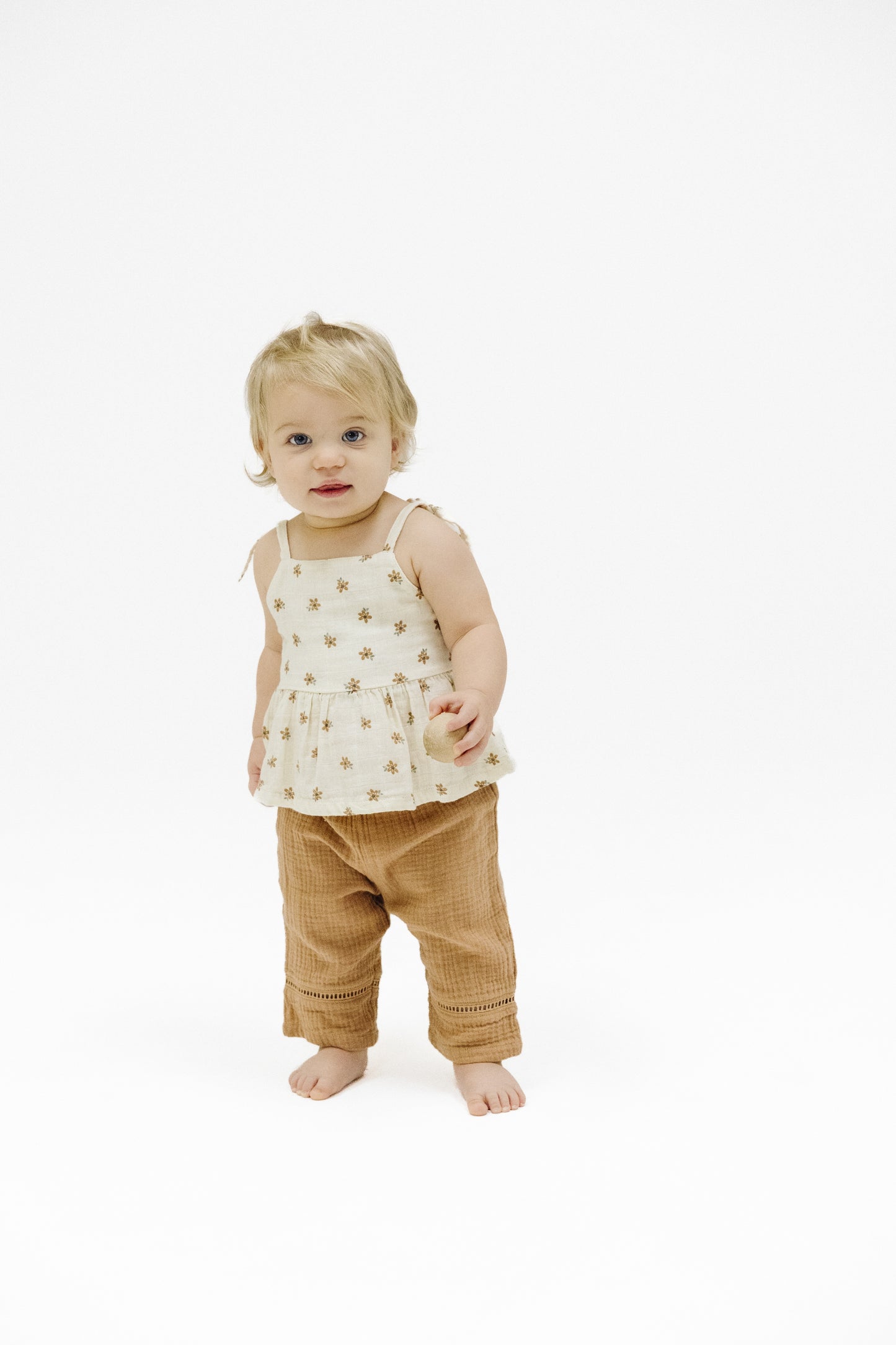 Bitty Blooms Peplum and Pants Set