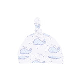 Bubbly Whale Blue Knotted Hat Angel Dear