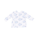 Baby Bubbly Whale Blue Ribbed Set Angel Dear