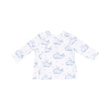 Baby Bubbly Whale Blue Ribbed Set Angel Dear