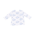 Baby Bubbly Whale Blue Ribbed Set Angel Dear