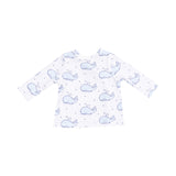 Baby Bubbly Whale Blue Ribbed Set Angel Dear