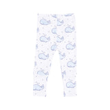Baby Bubbly Whale Blue Ribbed Set Angel Dear