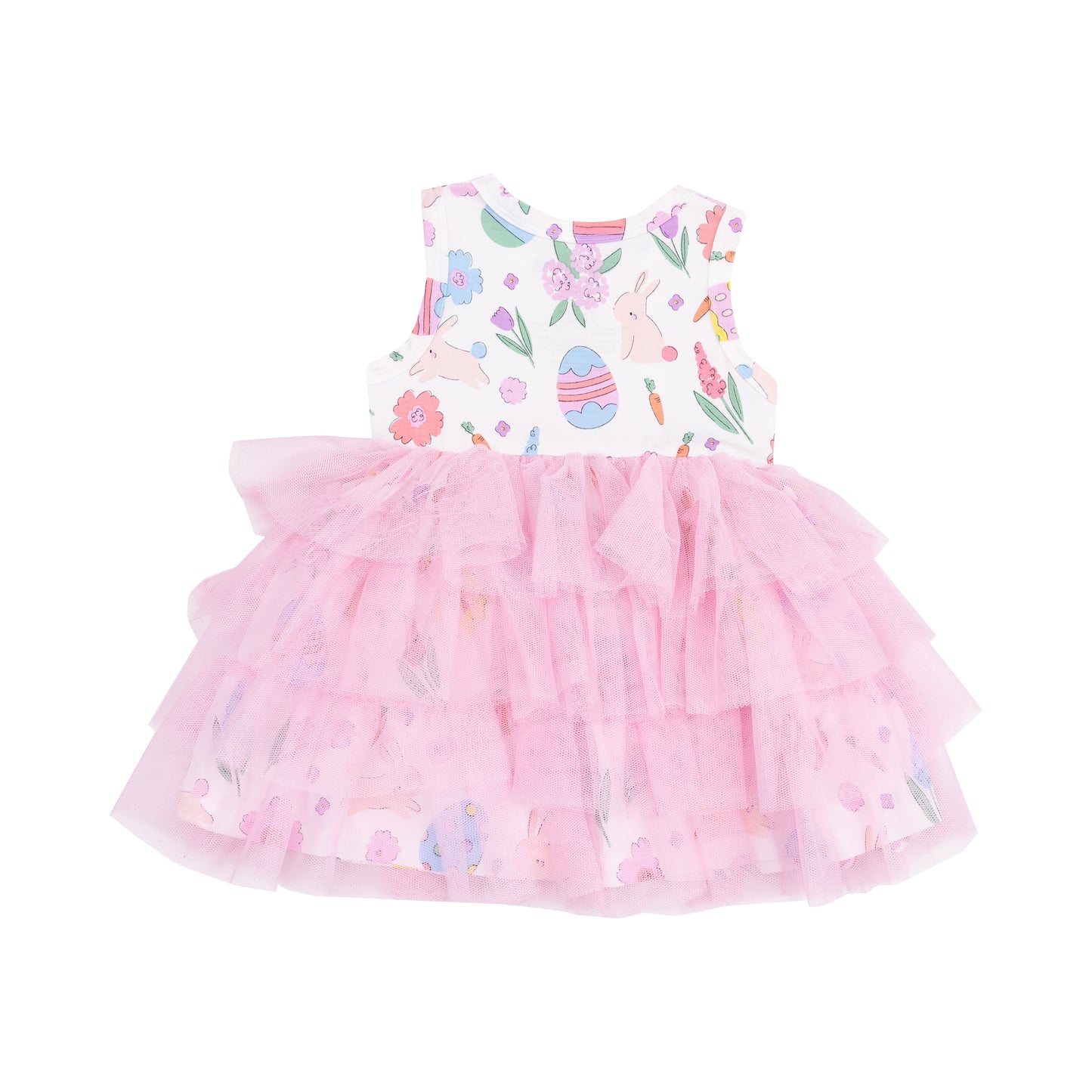 Easter Bunnies Twirly Tank Tutu Dress