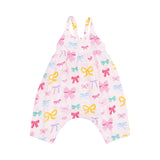 Baby Colorful Bows Tie Back Romper Angel Dear