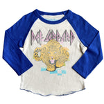 Kid Def Leppard Recycled Raglan Rowdy Sprout