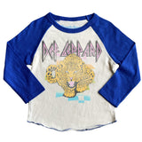 Kid Def Leppard Recycled Raglan Rowdy Sprout