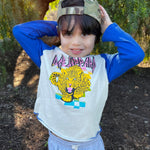 Kid Def Leppard Recycled Raglan Rowdy Sprout