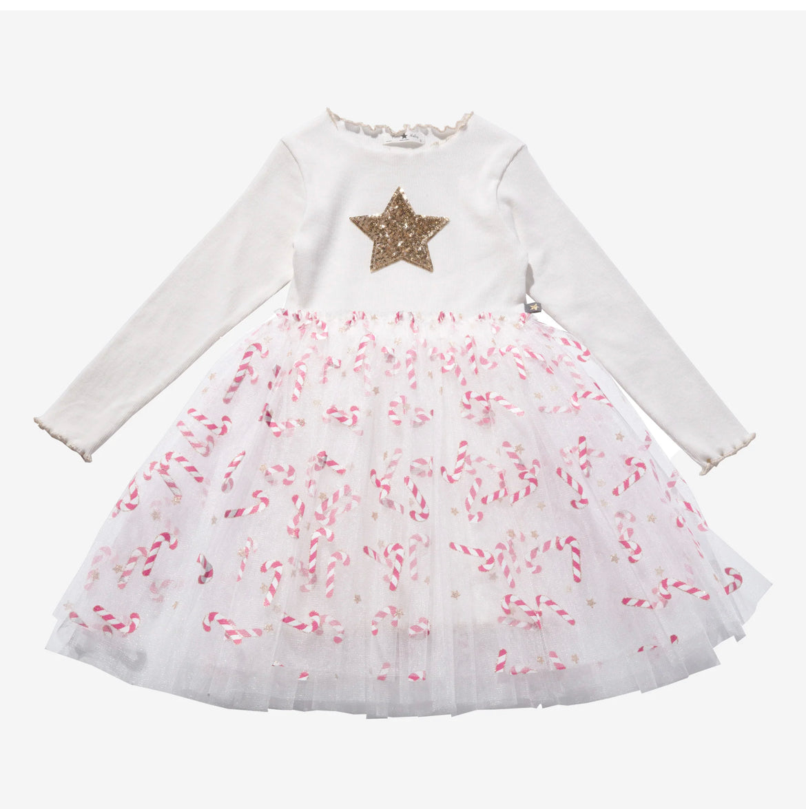 White Candy Cane TuTu Dress Petite Hailey