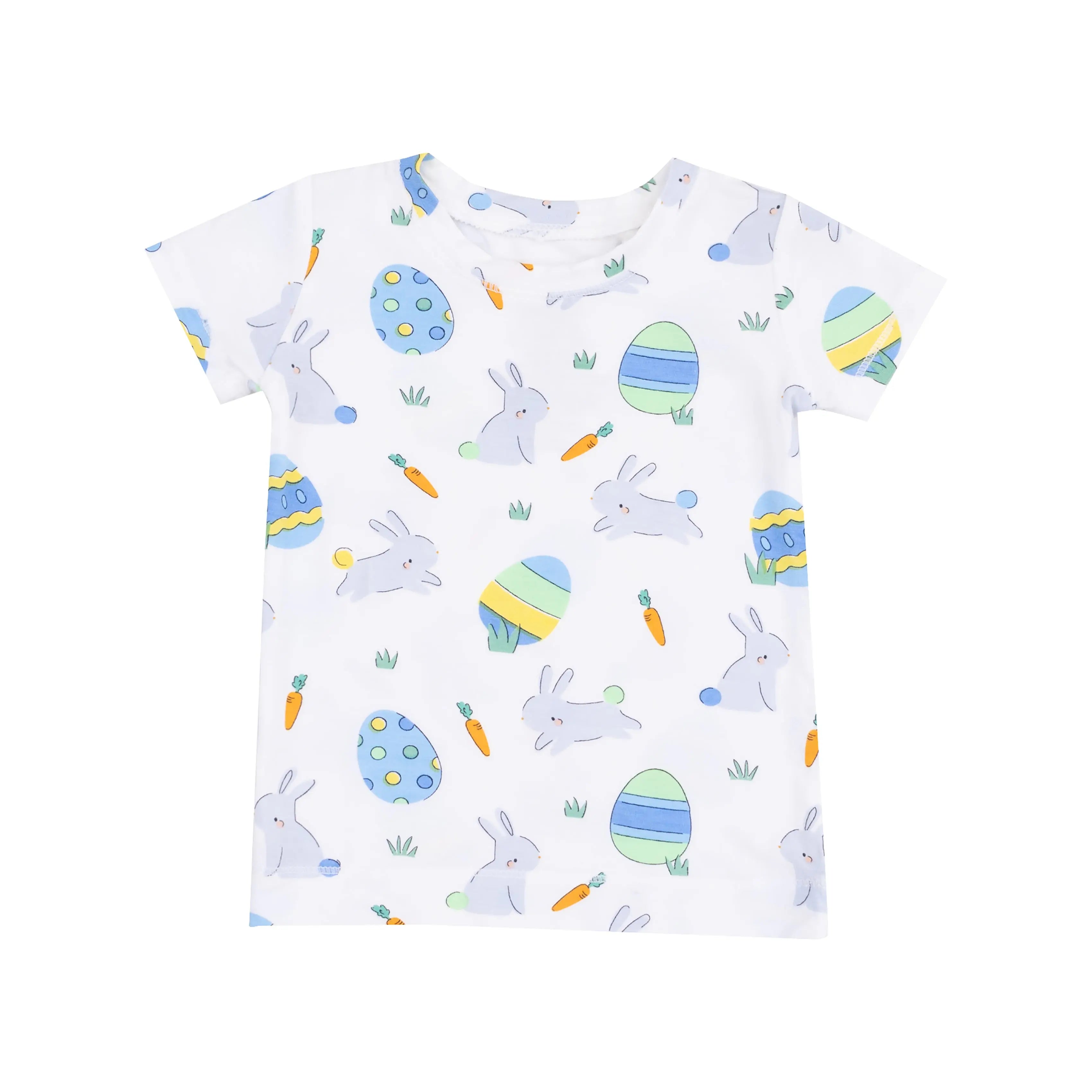 Baby Easter Bunnies Loungewear Set in Blue Angel Dear