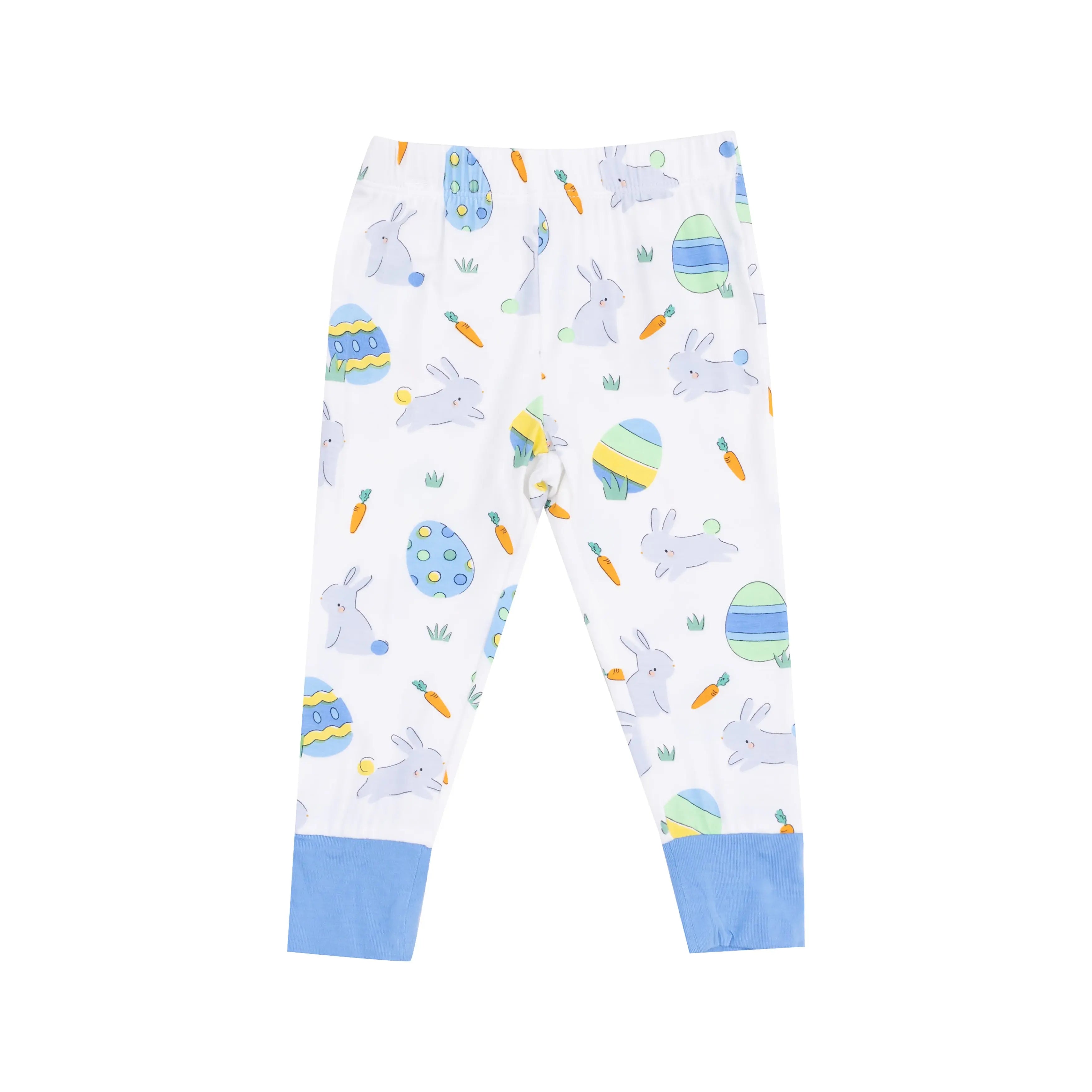 Baby Easter Bunnies Loungewear Set in Blue Angel Dear
