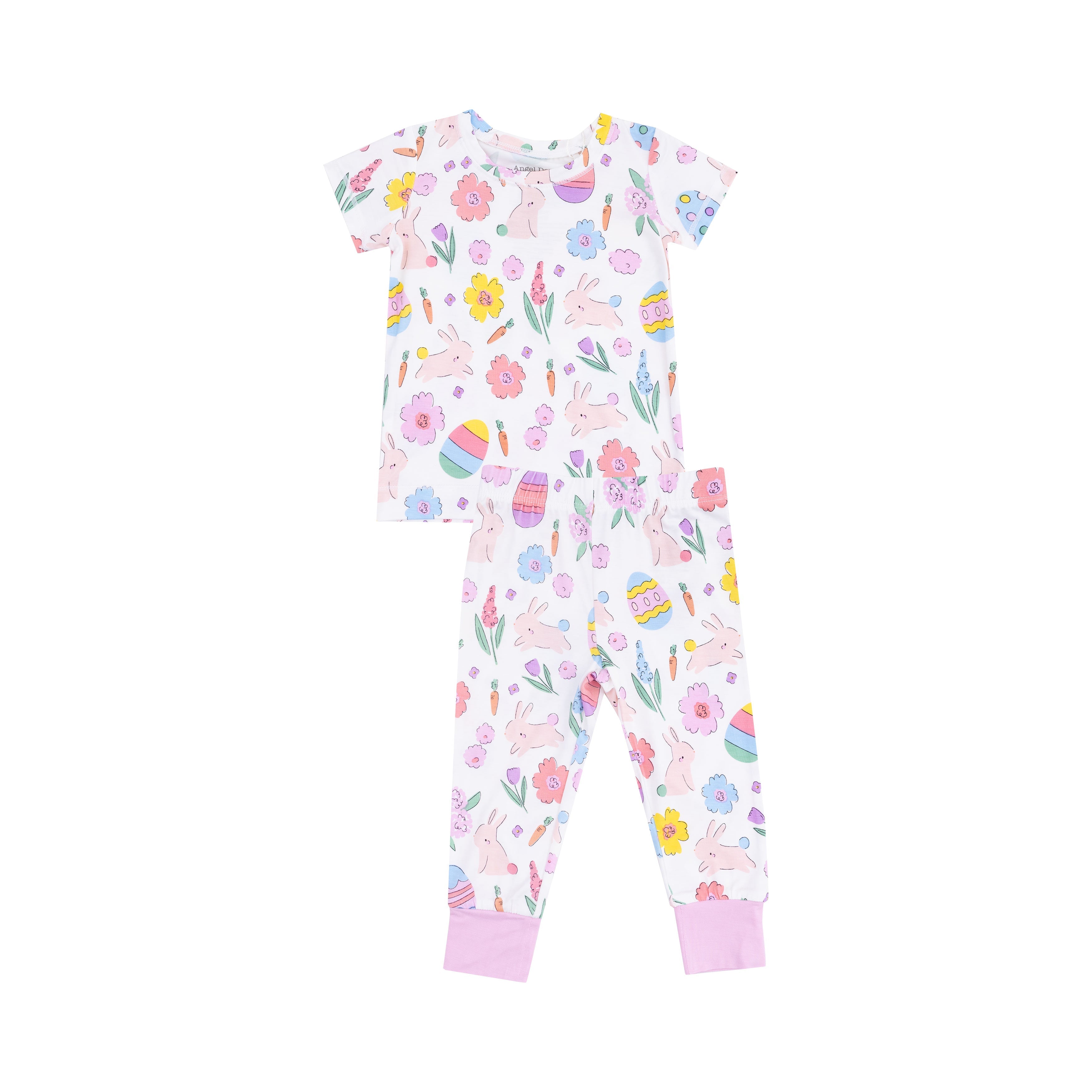 Baby Easter Bunnies Loungewear Set in Pink Angel Dear