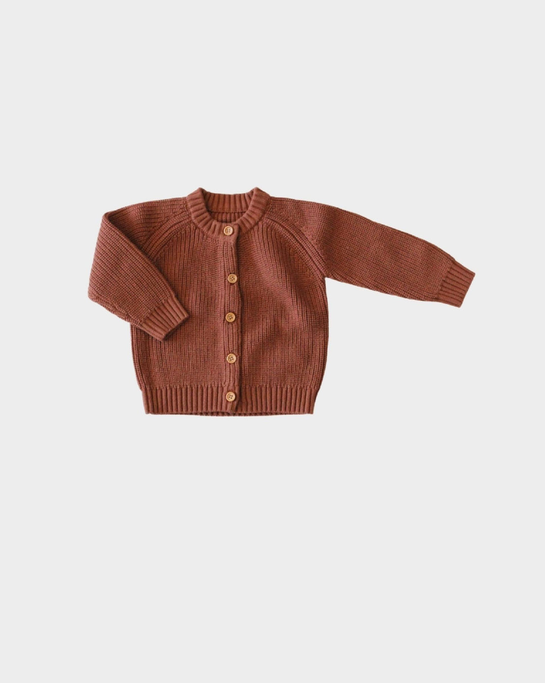 Rust Knit Cardigan
