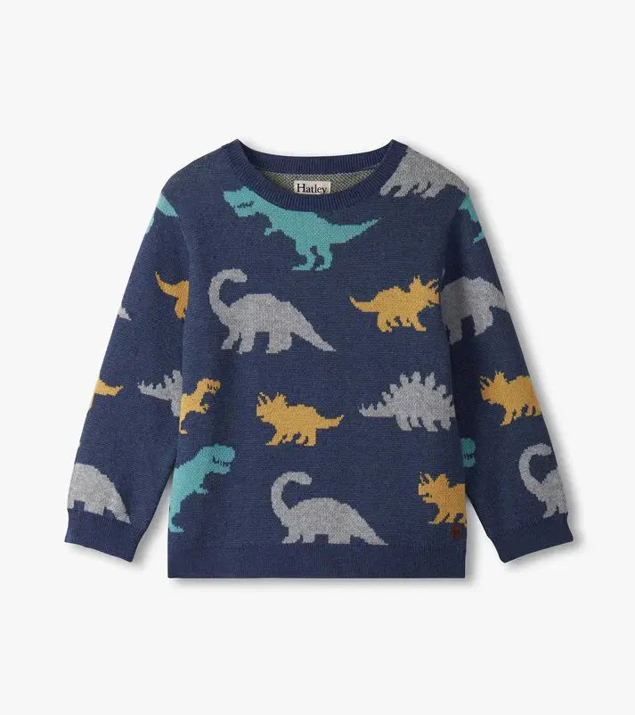 Toddler Dino Party Crew Neck Sweater Hatley Kids