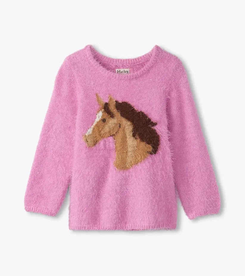 Kid Horse Furry Sweater Hatley Kids