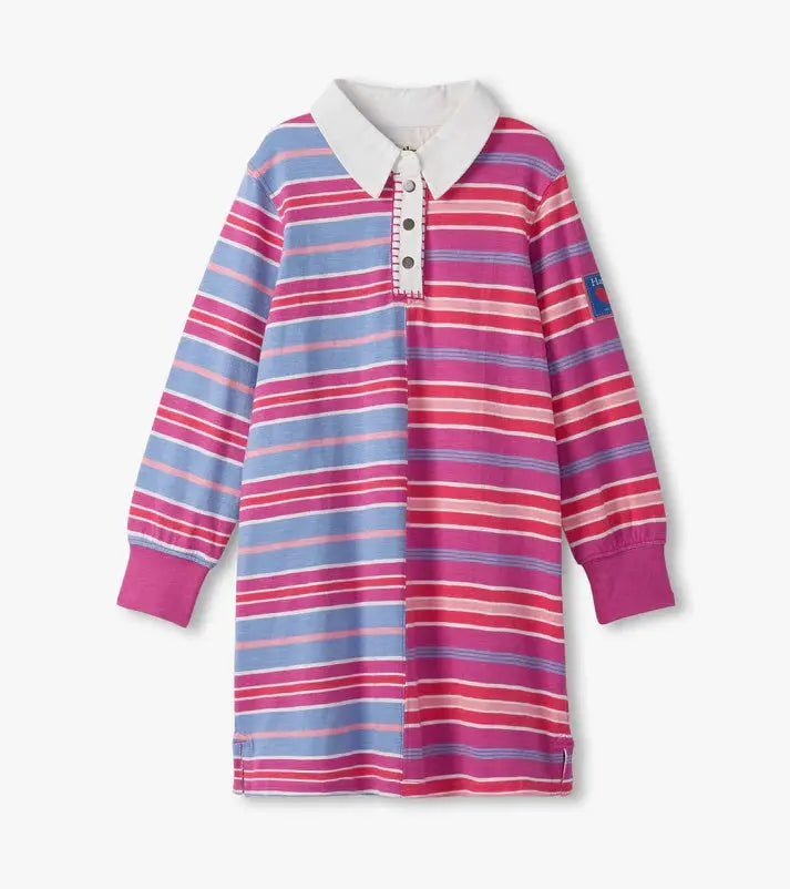 Kid Mixed Stripes Polo Dress Hatley Kids