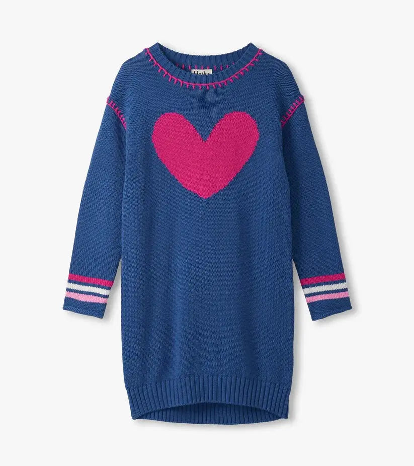 Kid Sapphire Drop Shoulder Sweater Dress Hatley Kids