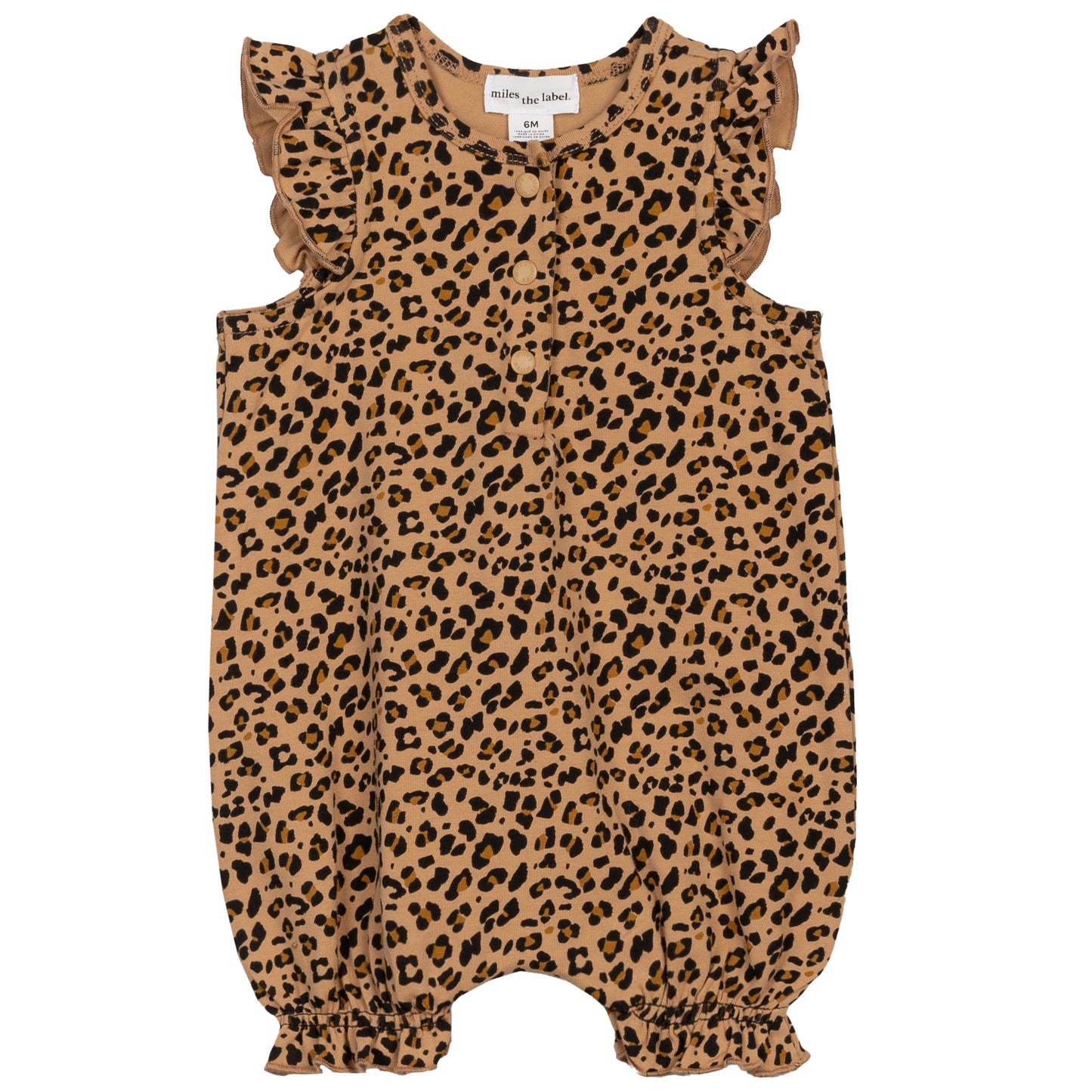 Leopard Sleeveless Playsuit