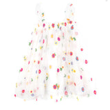 Toddler Fifi Dress in White Miki Miette