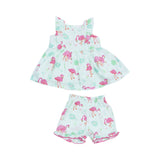 Toddler Flamingos Tank and Short Set Angel Dear