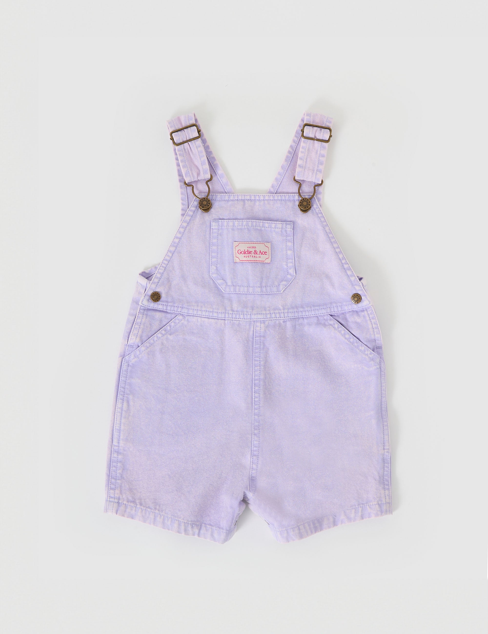 Kid Lavender Lullaby Overalls Goldie & Ace