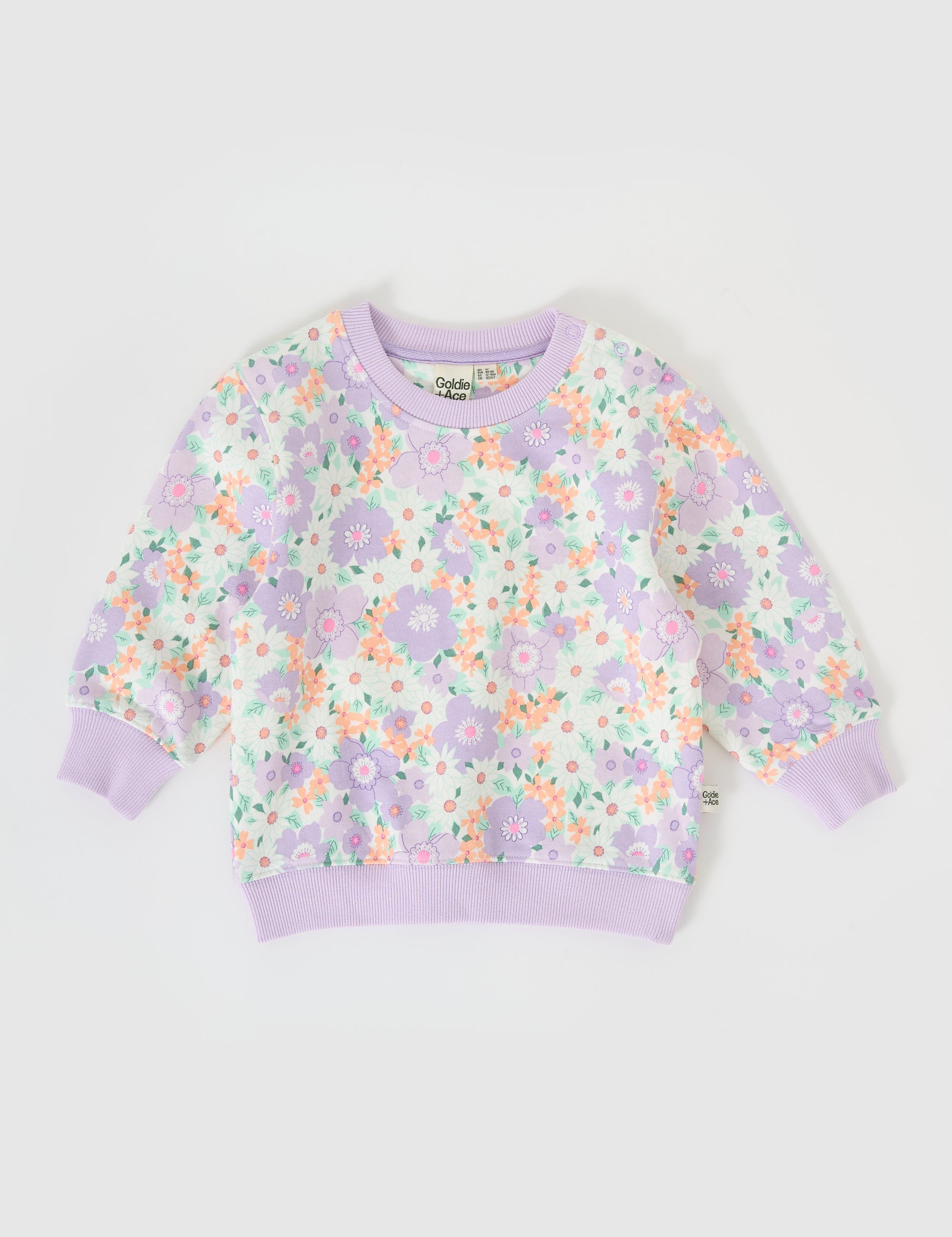 Kid-Flora Relaxed Terry Sweater Goldie & Ace
